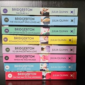 Bridgerton Book Series and Prequels by Julia Quinn